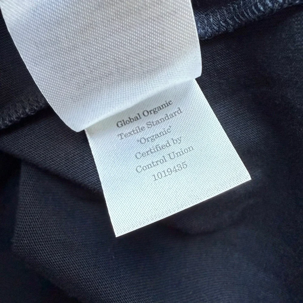 NWT Everlane Mens Organic Cotton Crew Uniform T-Shirt Navy Blue Size L - Picture 10 of 10